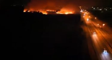 Incendio en el Parque Nacional Ciervo de los Pantanos