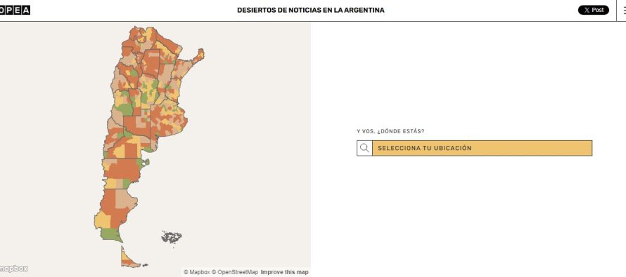 Cuáles son los municipios de la región en donde hay desierto informativo