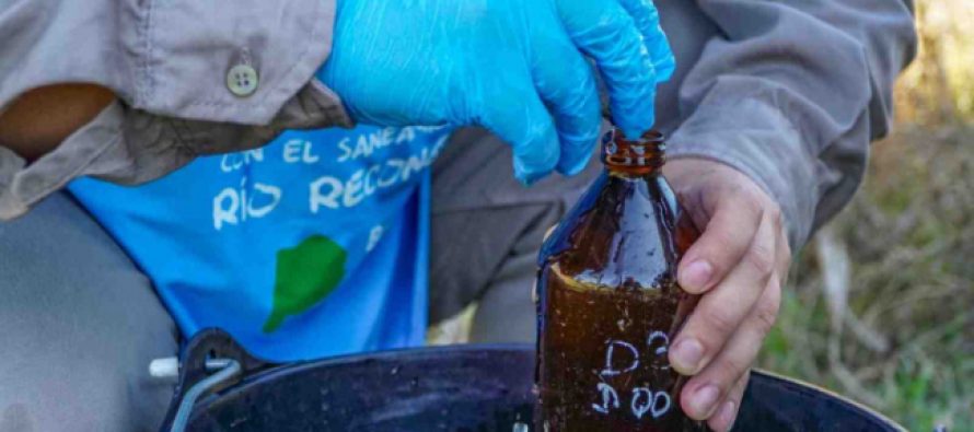 Se realizó el Monitoreo Estacional en el Río Reconquista
