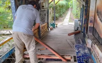Tigre: tareas de mantenimiento de puentes, muelles y luminarias en el Delta