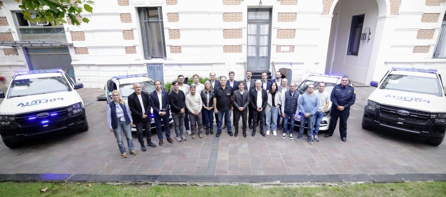 Kicillof encabezó el acto de adhesión de 19 municipios al Fondo de Fortalecimiento de la Seguridad