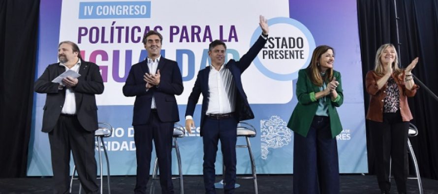 Kicillof y Estela Díaz encabezaron la apertura del IV Congreso “Políticas para la Igualdad”