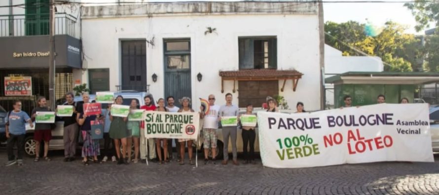 Marchazo: marcha y abrazo por el Parque Público de Boulogne