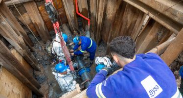 Reparan una importante cañería en Benavidez