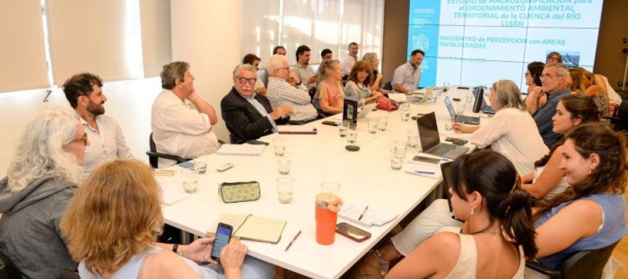 Avanza el estudio de Macrozonificación de Ordenamiento Ambiental Territorial en la Cuenca Luján