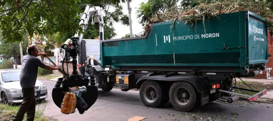 Morón recuerda las modalidades de retiro de ramas y restos verdes