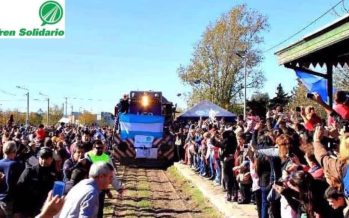 Tren Solidario parte hacia Zárate y Campana con ayuda para damnificados por el temporal