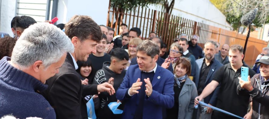 Lucas Ghi y Axel Kicillof inauguraron el nuevo edificio de la Escuela Secundaria N°48 de Morón