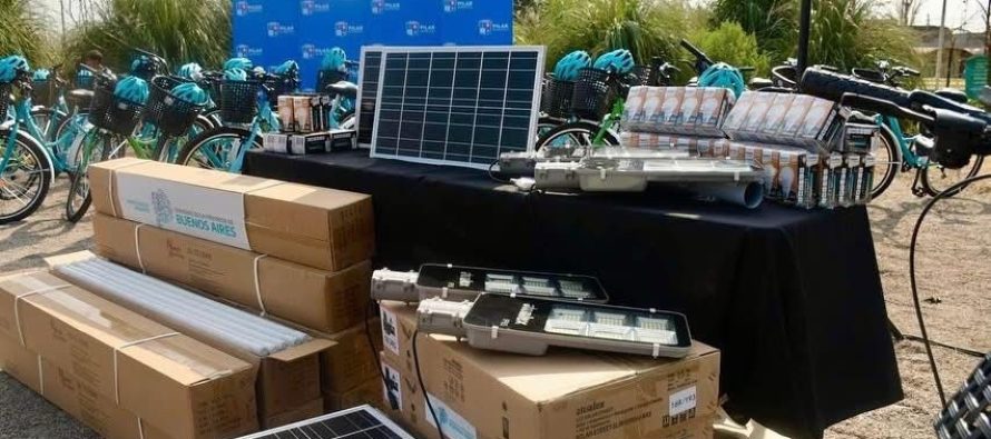 Pilar inauguró un nuevo parque ambiental