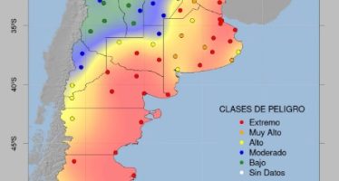 La Provincia tiene gran parte de riesgo «extremo» de incendios