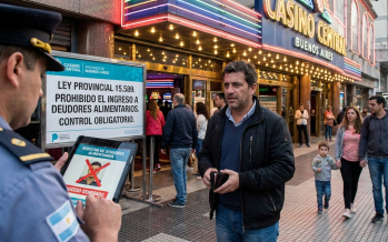 Deudores alimentarios: rige la prohibición de ingreso a casinos y bingos en la Provincia