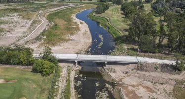 Kicillof inauguró el nuevo puente vehicular sobre el Río Luján