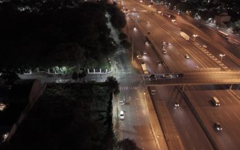 Vicente López finalizó la instalación de más de 500 luminarias LED en las colectoras de Panamericana y General Paz
