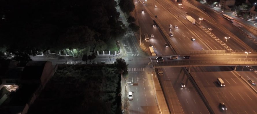 Vicente López finalizó la instalación de más de 500 luminarias LED en las colectoras de Panamericana y General Paz