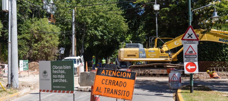 Por la obra del Aliviador Alto Perú habrá cortes y desvíos en el bajo de Beccar