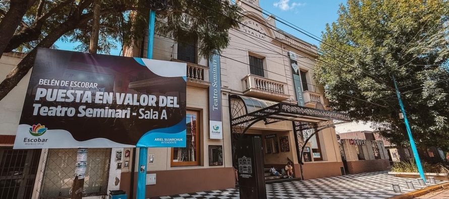 El Teatro Seminari de Escobar cambia butacas y realiza una puesta en valor de la sala