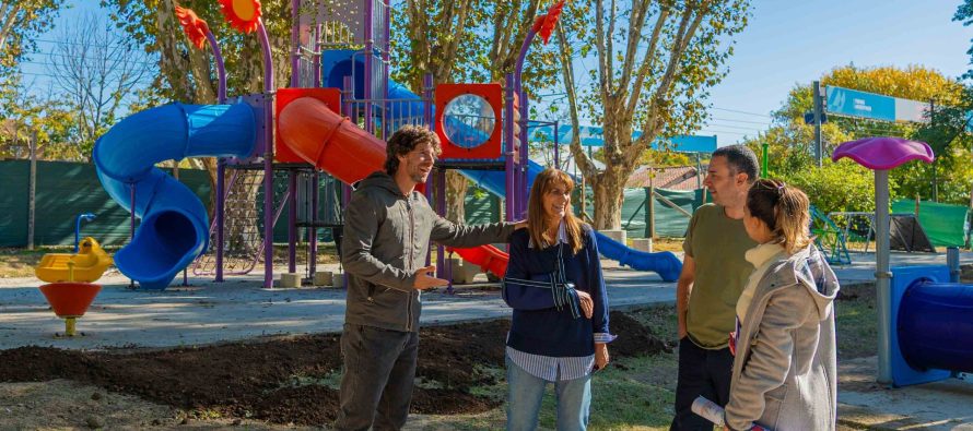 San Fernando: última etapa de obra de un nuevo parque alrededor del Tren de la Costa