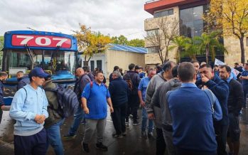 San Isidro: Trabajadores de varias líneas de colectivo cortaron Centenario