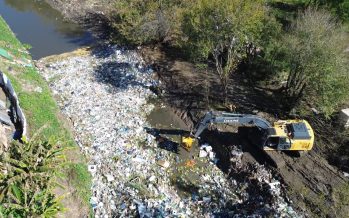 Escobar retiró más de 200 toneladas de residuos del Arroyo Pinazo