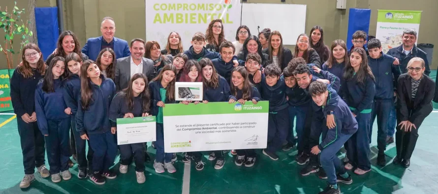 Ituzaingó: más de 1300 alumnos realizaron su Promesa Ambiental con foco en el Río Reconquista