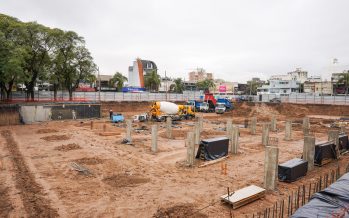 Ituzaingó renueva su centro: avanza la construcción de la nueva Plaza 20 de Febrero