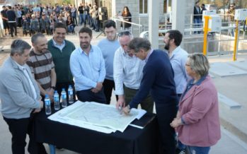 Cuenca del Luján: inauguraron la obra del Nuevo Colector Cloacal en Mercedes