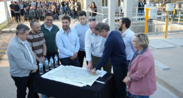 Cuenca del Luján: inauguraron la obra del Nuevo Colector Cloacal en Mercedes