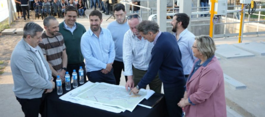 Cuenca del Luján: inauguraron la obra del Nuevo Colector Cloacal en Mercedes