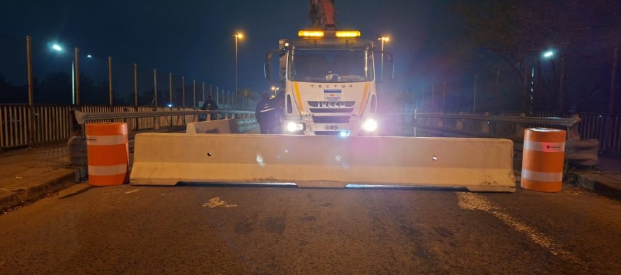 Corte en Acceso Norte: tareas de reparación en el Puente Garín del Ramal Campana