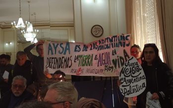 Organizaciones convocan a marchar al Ministerio de Economía en defensa del agua